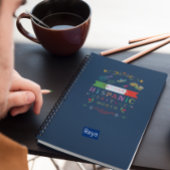 NATIONALES HISPANISCHES ERBE MONATLICHE GESTALTUNG NOTIZBLOCK