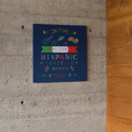 NATIONALES HISPANISCHES ERBE MONATLICHE GESTALTUNG POSTER