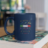 NATIONALES HISPANISCHES ERBE MONATLICHE GESTALTUNG ZWEIFARBIGE TASSE