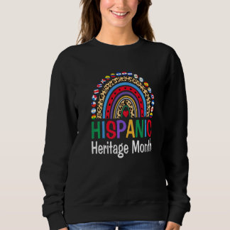 Nationales Hispanisches Erbe Stolz Alle Länder Fla Sweatshirt