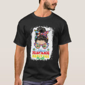 Nationales hispanisches Kulturerbe Frauen Monat Hi T-Shirt (Vorderseite)
