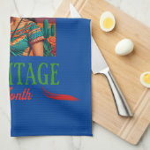 Nationales hispanisches Kulturerbe Monat Geschirrtuch (Viertel Falte)