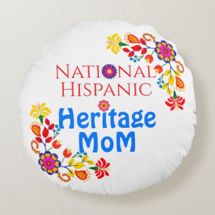 Nationales hispanisches Kulturerbe Monat   Stolze  Rundes Kissen