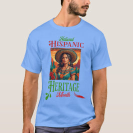 Nationales hispanisches Kulturerbe Monat T-Shirt