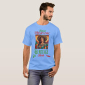 Nationales hispanisches Kulturerbe Monat T-Shirt (Vorne ganz)