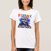 Nationales hispanisches Kulturerbe Monat T-Shirt (Vorderseite)