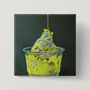 Nationales Ice Cream Day-Geschenk Button