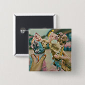 Nationales Ice Cream Day-Geschenk Button (Vorne & Hinten)