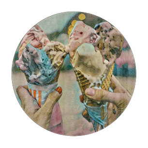 Nationales Ice Cream Day-Geschenk Schneidebrett