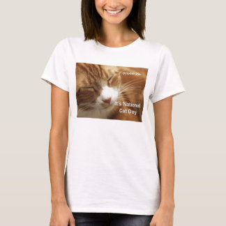Nationales Katzen-Tagest-shirt am 29. Oktober T-Shirt