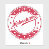 Nationales København Dänemark Sticker (Blatt)