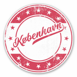 Nationales København Dänemark Sticker