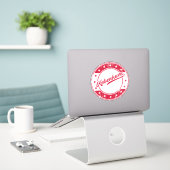 Nationales København Dänemark Sticker (Laptop auf Schreibtisch)