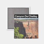 Nationales Monument Canyon de Chelley Magnet (Vorderseite/Rückseite)
