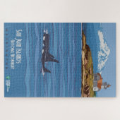 Nationales Monument-Poster der San Juan-Inseln Puzzle (Horizontal)