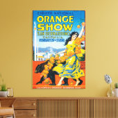 Nationales Orange-ShowPoster #5 Leinwanddruck (Insitu (Wohnzimmer))
