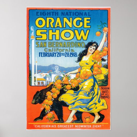 Nationales Orange-ShowPoster #5 Poster (Vorne)