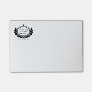 Nationales Post-it Klebezettel