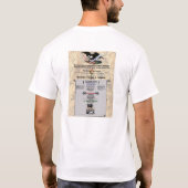Nationales Regiment 150. Gettysburg T-Shirt (Rückseite)
