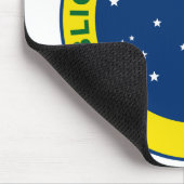 Nationales Siegel Brasiliens Mousepad (Ecke)