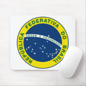Nationales Siegel Brasiliens Mousepad (Mit Mouse)