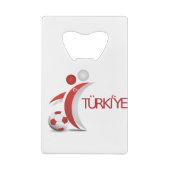 Nationales Team der Türkei Geldbeutel Flaschenöffner (Rückseite)