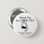 Nationales Tee-Party Button (Vorne & Hinten)