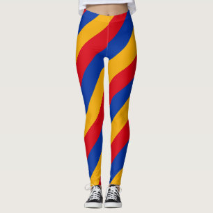 Nationalfarben der armenischen Flagge - Diagonal g Leggings