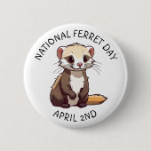 Nationalfeiertag, 2. April Button (Vorderseite)