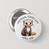 Nationalfeiertag, 2. April Button (Vorne & Hinten)