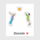 Nationalfeiertag Aufkleber (Blatt)