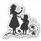 Nationalfeiertag Aufkleber (Vorderseite)