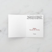 Nationalfeiertag der Cowboy Hello Card Karte (Innenseite)