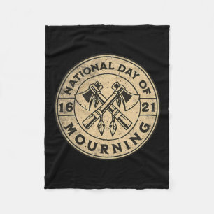 Nationalfeiertag der Trauer 2024 stolzes Amerika Fleecedecke