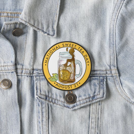 Nationalfeiertag für süßen Tee Button (Beispiel)