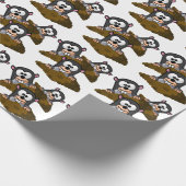 Nationalfeiertag Geschenkpapier (Ecke)