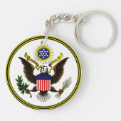 Nationalfeiertag im Hafen von Pearl Schlüsselanhänger (Rückseite)