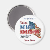 Nationalfeiertag in Pearl Magnet (Vorderseite/Rückseite)