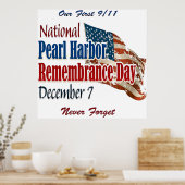 Nationalfeiertag in Pearl Poster (Küche)