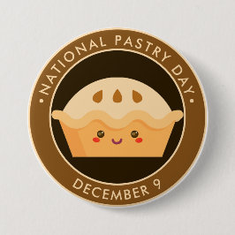 Nationalfeiertag, kawaii-glücklicher Kuchen Button