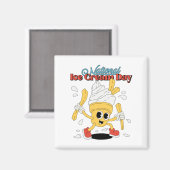 Nationalfeiertag Magnet (Vorderseite/Rückseite)