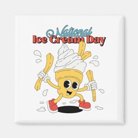 Nationalfeiertag Magnet (Vorne)