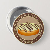 Nationalfeiertag mit Cremegras Button (Vorne & Hinten)