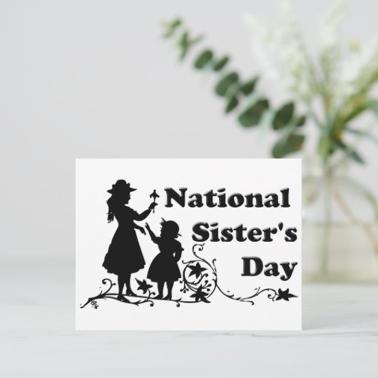 Nationalfeiertag Postkarte (Stehend Vorderseite)