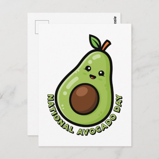 Nationalfeiertag Postkarte (Vorne/Hinten)