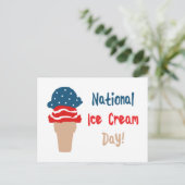 Nationalfeiertag Postkarte (Stehend Vorderseite)