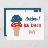 Nationalfeiertag Postkarte (Vorne/Hinten)