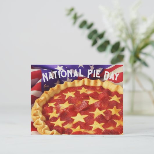 Nationalfeiertag Postkarte (Stehend Vorderseite)