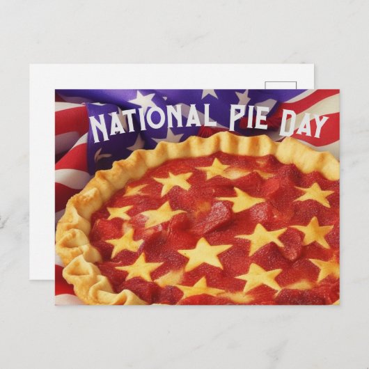 Nationalfeiertag Postkarte (Vorne/Hinten)