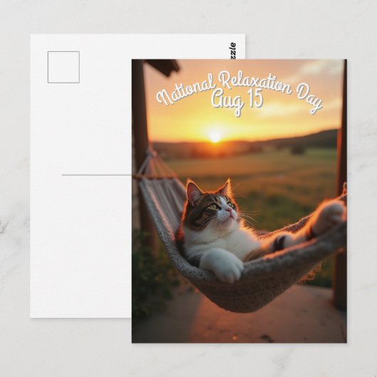 Nationalfeiertag Postkarte (Vorne/Hinten)